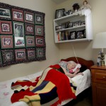 Bedrooms are cheery and personalized.