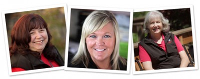 Pamela Martindale, Missy Chambers, and Barbara Passarelli