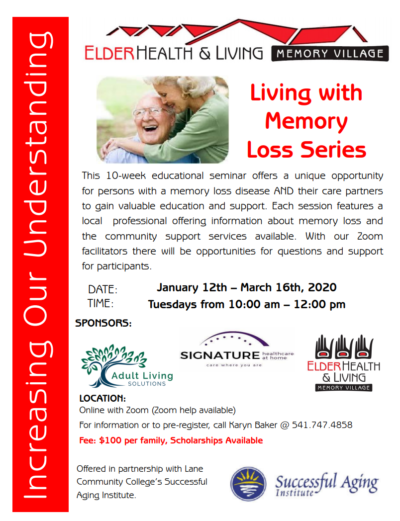 Increasing our understanding of living with memory loss.